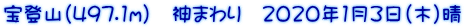 ��o�R�i497.1���j�@�_�܂��@2020�N1��3���i�؁j��